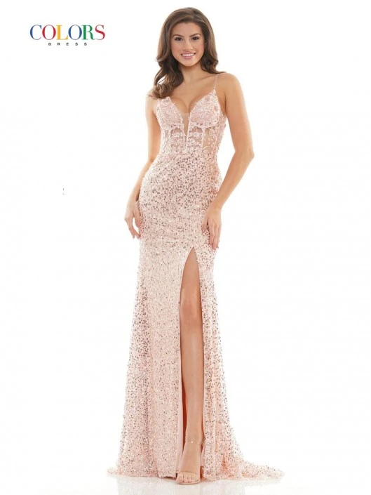 Colors Dress 2715 Sequin Lace Applique Gown 3 Colors Dress 2715 Sequin Lace Applique Gown