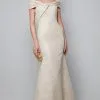 Alyce Paris MOB Size 6 Champagne/Gold Alyce 27613 Stunning Off Shoulder Gown -Outlet Prom Dresses Store 27613 Alyce Evening Gown F22 425x705