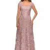 La Femme MOB La Femme 27951 Lace Mothers Wedding Dress