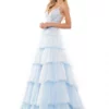 Colors Dress 2911 Tiered Ruffle Prom Gown -Outlet Prom Dresses Store 2911 Colors Dress Prom Gown S23 529x705