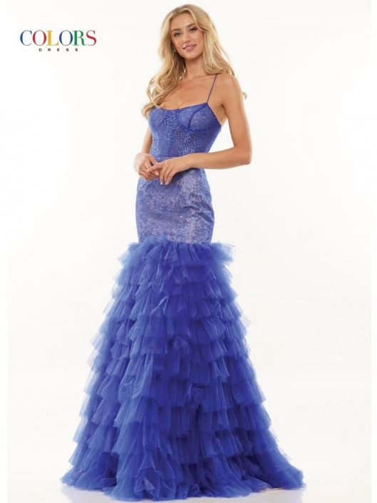 Colors Dress 2965 Ruffle Mermaid Prom Gown 3 Colors Dress 2965 Ruffle Mermaid Prom Gown