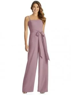 Dessy 3045 Trendy Bridesmaid Jumpsuit