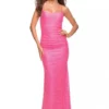 La Femme 30619 Neon Sequin Prom Dress