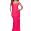 La Femme 30625 Ruched Jersey Prom Dress -Outlet Prom Dresses Store 30625 La Femme Prom Dress S22 470x705