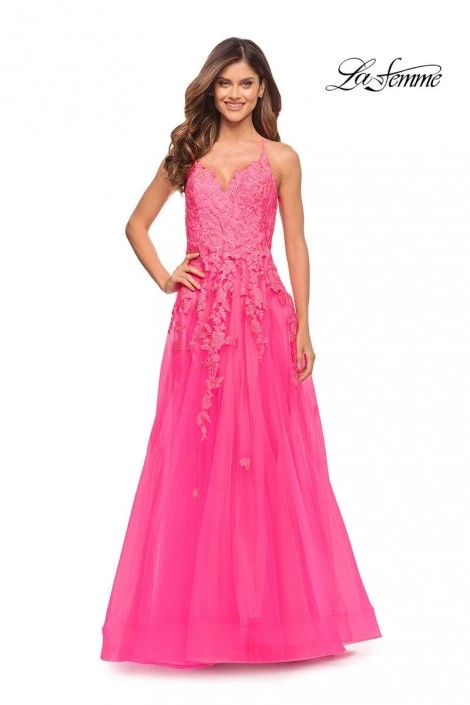 La Femme 30693 Backless A-Line Prom Dress 3 La Femme 30693 Backless A-Line Prom Dress