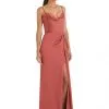Dessy Collection 3072 Cowl Draped Bridesmaid Dress -Outlet Prom Dresses Store 3072 Dessy Collection Bridesmaid Dress S21 529x705