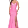 La Femme 30768 Beaded Drop Waist Prom Dress