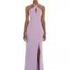 Dessy Collection 3093 Keyhole Halter Bridesmaid Dress