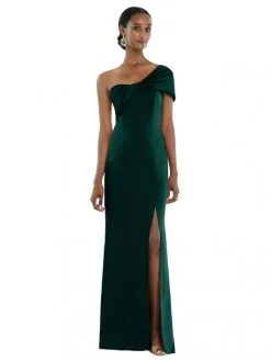 Dessy Collection 3100 Elegant One Shoulder Bridesmaid Dress