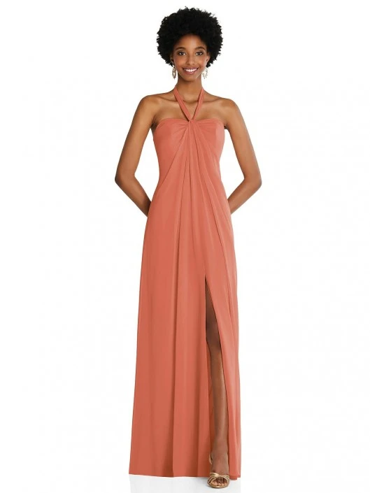 Dessy Collection 3109 Draped Flowing Bridesmaid Dress 3 Dessy Collection 3109 Draped Flowing Bridesmaid Dress
