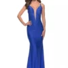 La Femme 31215 Sparkling Stone Plunging Neck Gown -Outlet Prom Dresses Store 31215 La Femme Prom Dress S23 470x705