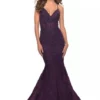 La Femme 31316 Lace Mermaid Prom Dress