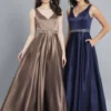 Dave And Johnny 3530W Elegant Plus Size Prom Gown -Outlet Prom Dresses Store 3530W Dave and Johnny Prom Gown S19 473x705