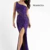 Primavera 3766 One Shoulder Fringe Prom Dress -Outlet Prom Dresses Store 3766 Primavera Prom Dress S23 470x705