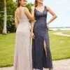 Adrianna Papell Platinum 40339 Sleeveless Sequin Gown -Outlet Prom Dresses Store 40339 Adrianna Papell Platinum Gown S22 530x705