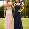 Adrianna Papell Platinum 40346 Cap Sleeve Keyhole Gown -Outlet Prom Dresses Store 40346 Adrianna Papell Platinum Gown S22 530x705