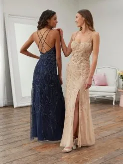 Adrianna Papell Platinum Bridal Adrianna Papell Platinum 40376 Elegant Flirty Gown