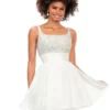 Ashley Lauren 4570 Beaded Short Party Dress -Outlet Prom Dresses Store 4570 Ashley Lauren Prom Dress S23 508x705