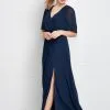 Wtoo By Watters Size 10 Navy Blue Wtoo 508 Elbow Sleeve Chiffon Bridesmaid Dress 1 Wtoo By Watters Size 10 Navy Blue Wtoo 508 Elbow Sleeve Chiffon Bridesmaid Dress -Outlet Prom Dresses Store 508 Wtoo Bridesmaid Dress S18 470x705