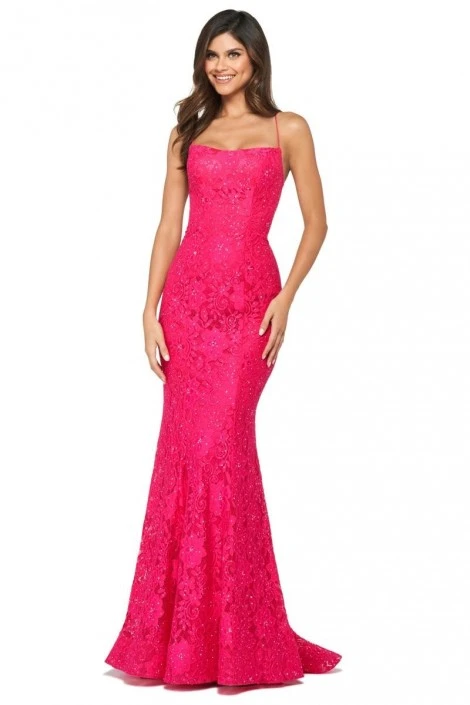 Sherri Hill 53359 Open Back Stretch Lace Gown 3 Sherri Hill 53359 Open Back Stretch Lace Gown