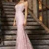 Sherri Hill 55200 Sheer Embroidered Long Dress -Outlet Prom Dresses Store 55200 Sherri Hill Dress F22 470x705