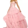 Sherri Hill 55309 Off Shoulder Tiered Ruffle Gown -Outlet Prom Dresses Store 55309 Sherri Hill Prom Dress S23 470x705