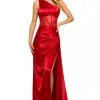 Sherri Hill 55388 One Shoulder Sheer Waist Gown 2 Sherri Hill 55388 One Shoulder Sheer Waist Gown -Outlet Prom Dresses Store 55388 Sherri Hill Prom Dress S23 470x705