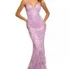 Sherri Hill 55394 Sequin Lace Tie Back Prom Gown -Outlet Prom Dresses Store 55394 Sherri Hill Prom Dress S23 470x705