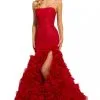 Sherri Hill 55492 Timeless Ruffle Mermaid Dress -Outlet Prom Dresses Store 55492 Sherri Hill Prom Dress S23 470x705