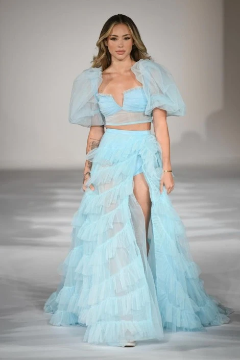 Sherri Hill 55591 Sheer Ruffle 2 Piece Gown 3 Sherri Hill 55591 Sheer Ruffle 2 Piece Gown