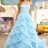Sherri Hill 55598 Eye-Catching Ruffle Skirt Gown