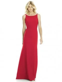 After Six 6758 Sleek Crepe Bridesmaid Dress