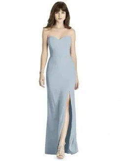 After Six 6775 Simple Crepe Bridesmaid Dress