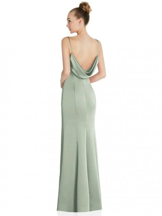 After Six 6856 Draped Cowl Back Bridesmaid Dress 3 After Six 6856 Draped Cowl Back Bridesmaid Dress