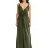 After Six 6869 Alluring Plunge V Bridesmaid Dress