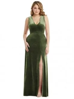 After Six 6871 Romantic Velvet Bridesmaid Dress