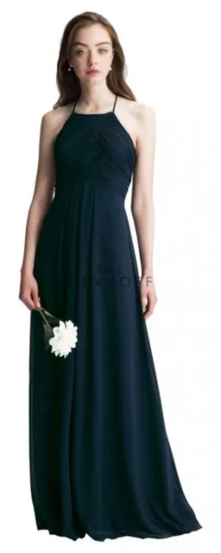 #Levkoff By Bill Levkoff 7001 Halter Bridesmaid Gown