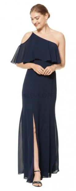 #Levkoff By Bill Levkoff 7104 One Shoulder Bridesmaid Dress