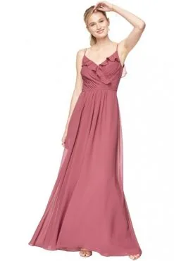 #Levkoff By Bill Levkoff 7154 Soft Ruffle Bridesmaid Dress