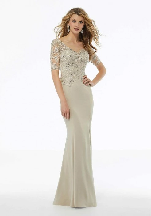 MGNY By Morilee 72108 Sleek Mother Of Bride Gown 3 MGNY By Morilee 72108 Sleek Mother Of Bride Gown