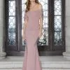 MGNY By Morilee 72613 Slinky Off Shoulder Gown -Outlet Prom Dresses Store 72613 MGNY by Morilee Gown F22 492x705