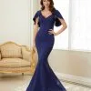 MGNY By Morilee 72728 Chic Flutter Sleeve Mermaid Gown 2 MGNY By Morilee 72728 Chic Flutter Sleeve Mermaid Gown -Outlet Prom Dresses Store 72728 MGNY by Morilee Gown S23 470x705