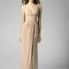 Watters 7548 V Neck Chiffon Bridesmaid Gown -Outlet Prom Dresses Store 7548 Watters Bridesmaid Dress S15 471x705