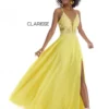 Clarisse 8021 Lace Up Back Prom Gown