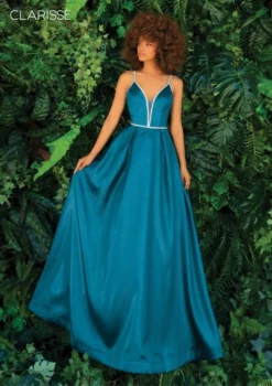 Clarisse 810194 Embellished Trim Prom Dress