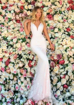 Clarisse 810234 Beautiful Lace Evening Dress