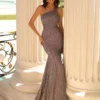 Clarisse 810587 Stretch Sequin One Shoulder Gown 2 Clarisse 810587 Stretch Sequin One Shoulder Gown -Outlet Prom Dresses Store 810587 Clarisse Prom Dress S23 498x705