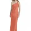 Dessy Social Bridesmaid Dessy Social 8209 Sleek One Shoulder Bridesmaid Dress