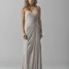 Watters 8541 Draped Chiffon Bridesmaid Gown