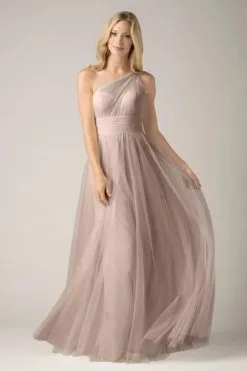 Wtoo By Watters Wtoo 858 One Shoulder Bridesmaid Gown